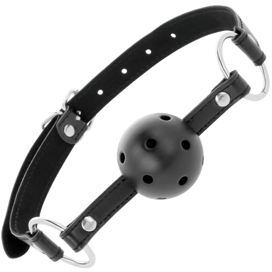 Darkness Black Breathable Gag | Niks.fi verkkokauppa