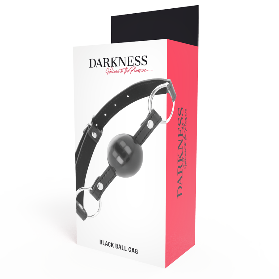 Darkness Black Ball Gag | Niks.fi verkkokauppa
