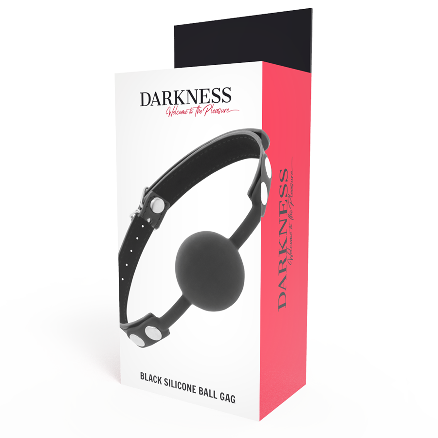 Darkness Black Silicone Gag | Niks.fi verkkokauppa