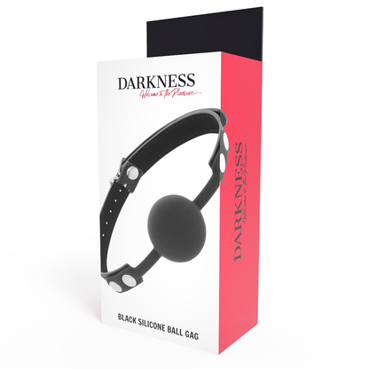 Darkness Black Silicone Gag | Niks.fi verkkokauppa