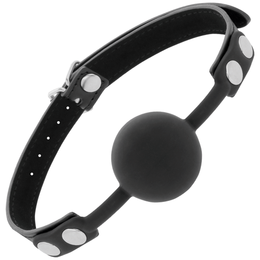 Darkness Black Silicone Gag | Niks.fi verkkokauppa