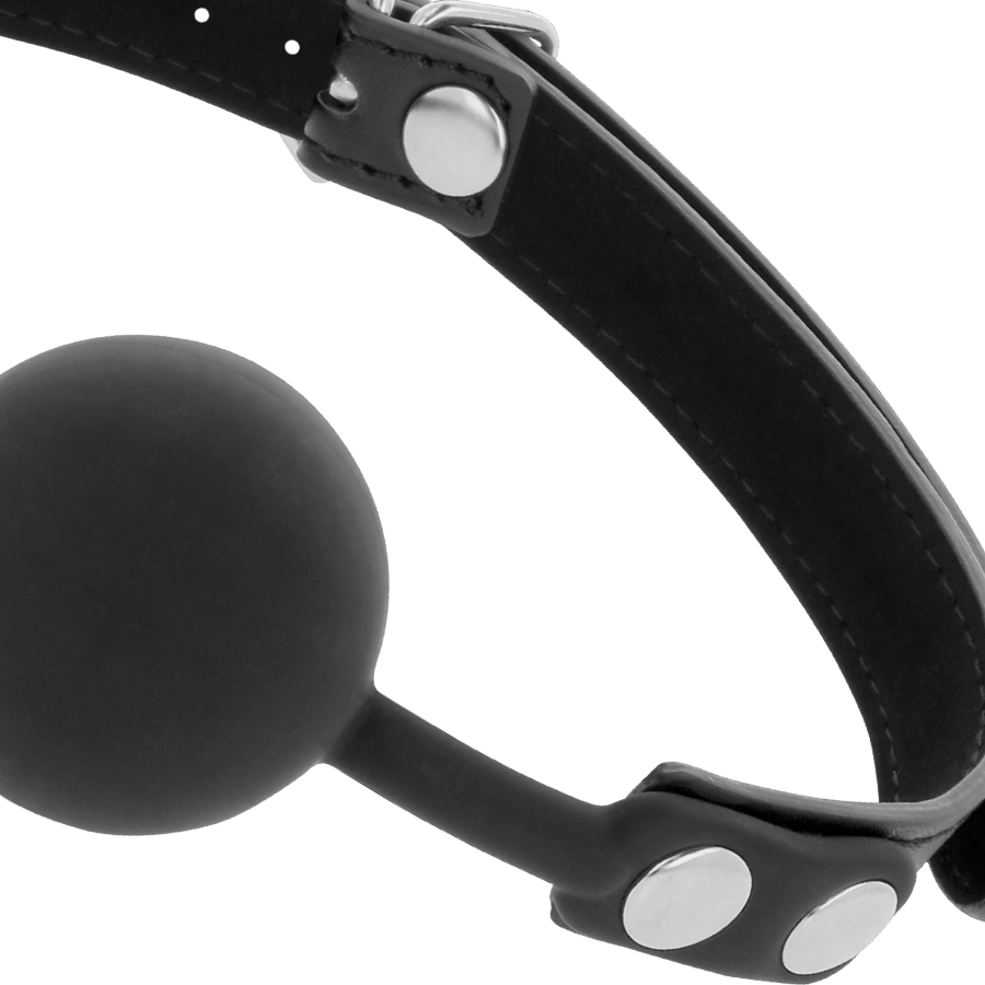 Darkness Black Silicone Gag | Niks.fi verkkokauppa