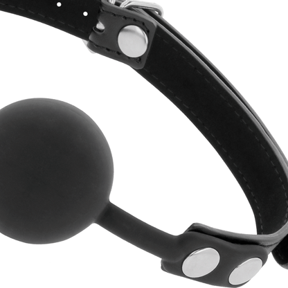 Darkness Black Silicone Gag | Niks.fi verkkokauppa