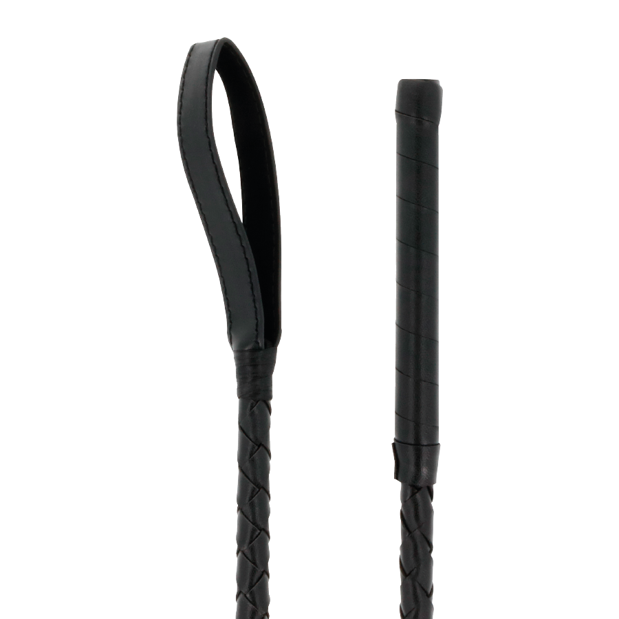 Darkness Fetish Black Bdsm Whip 70 Cm | Niks.fi verkkokauppa