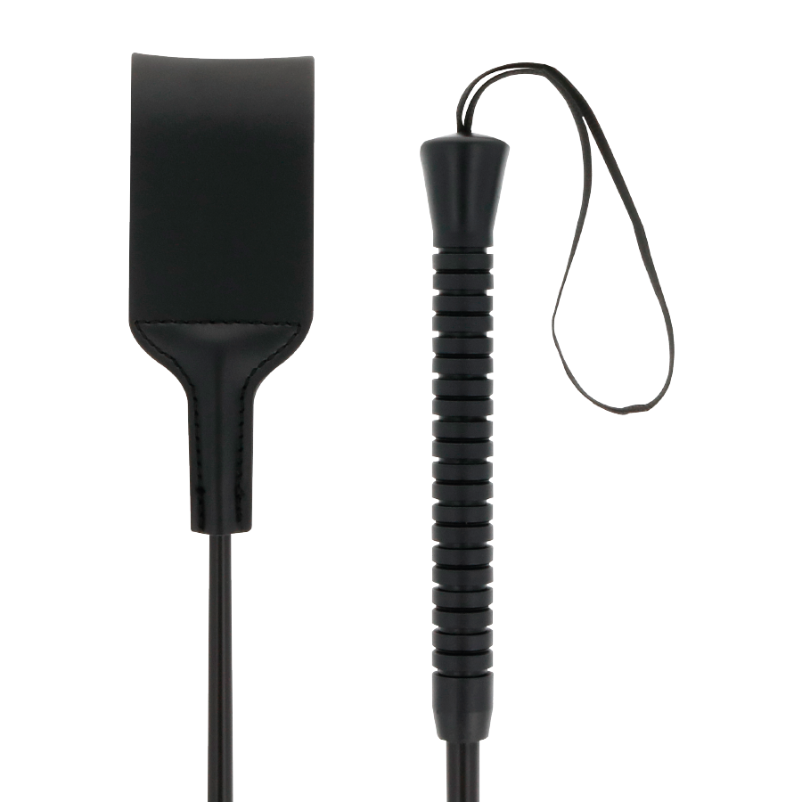 Darkness Fetish Black Wide Bdsm Whip | Niks.fi verkkokauppa