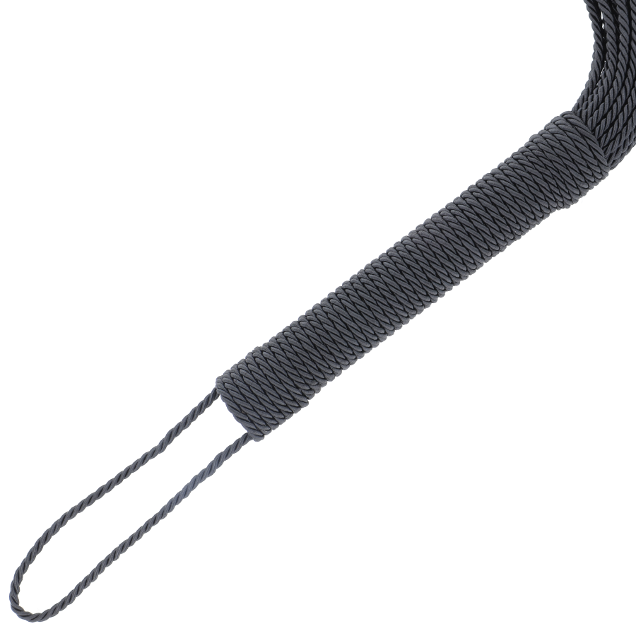 Darkness Black Bondage Whip 50Cm | Niks.fi verkkokauppa