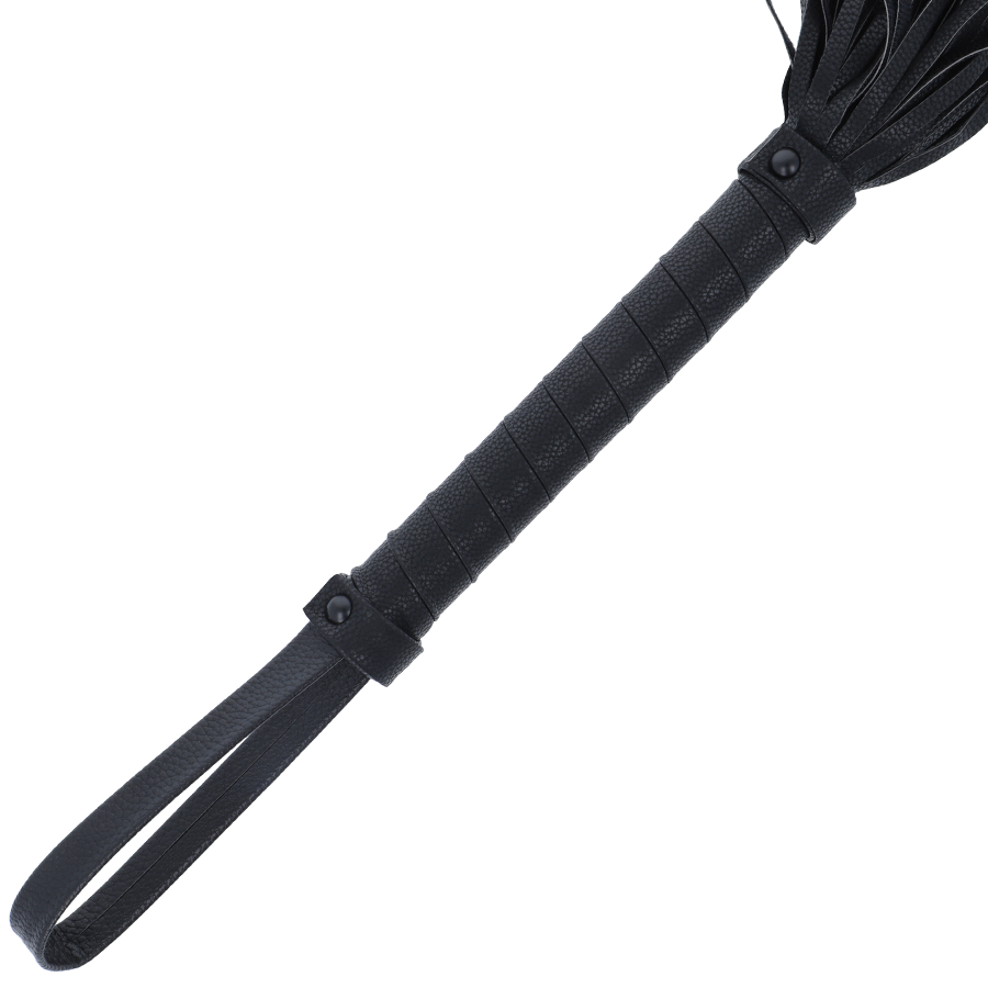 Darkness Black Bondage Whip 42Cm Leather | Niks.fi verkkokauppa