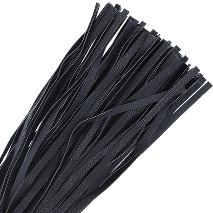 Darkness Black Bondage Whip 42Cm Leather | Niks.fi verkkokauppa