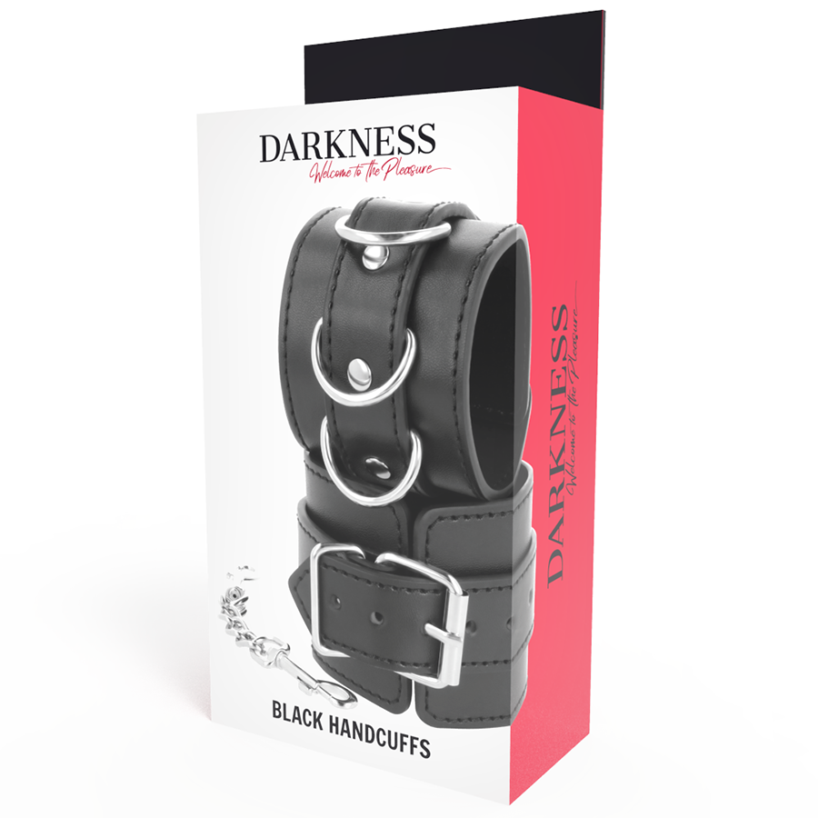 Darkness Black Handcuffs | Niks.fi verkkokauppa