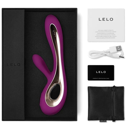 Lelo Soraya 2 Rabbit Purple Vibrator | Niks.fi verkkokauppa