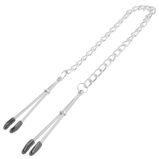 Darkness Adjustable Metal Nipple Clamps | Niks.fi verkkokauppa