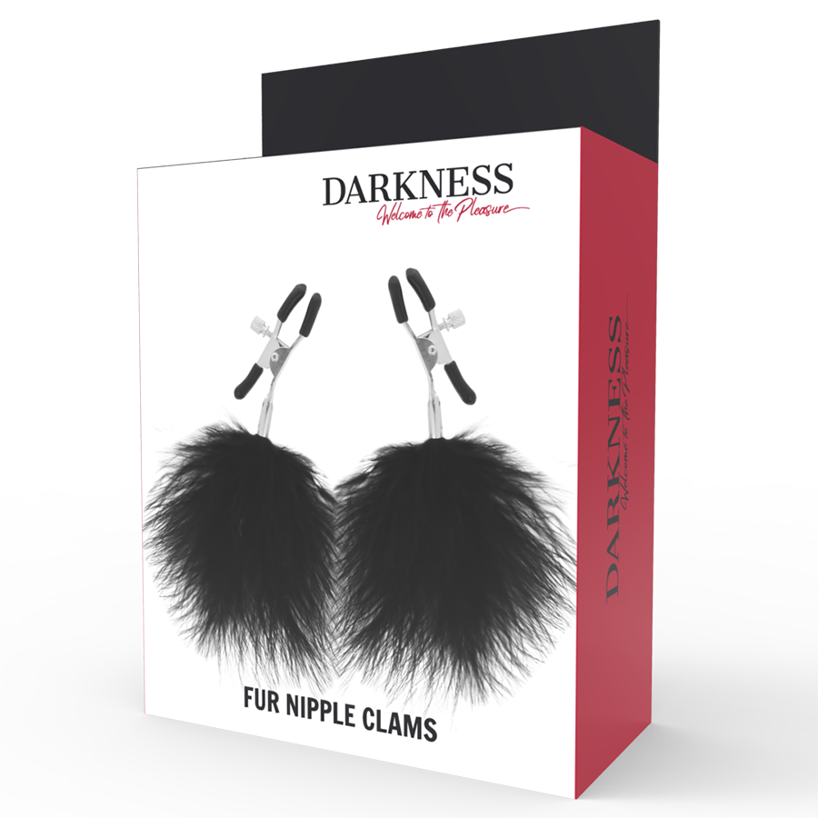 Darkness Pom-Pom Nipple Clamps 2 | Niks.fi verkkokauppa