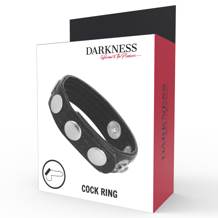 Darkness Leather Erection Ring | Niks.fi verkkokauppa
