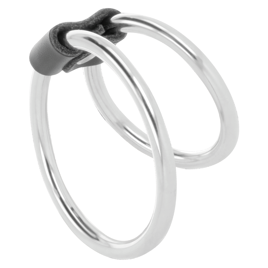 Darkness Double Metal Penis Ring | Niks.fi verkkokauppa