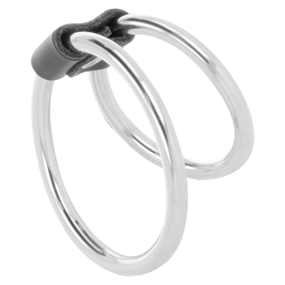 Darkness Double Metal Penis Ring | Niks.fi verkkokauppa