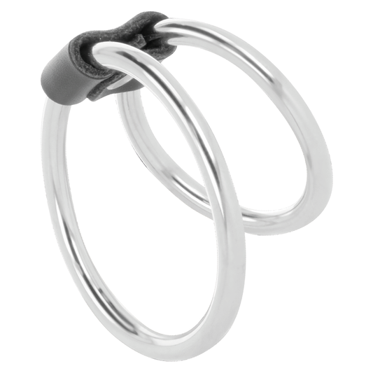 Darkness Double Metal Penis Ring | Niks.fi verkkokauppa