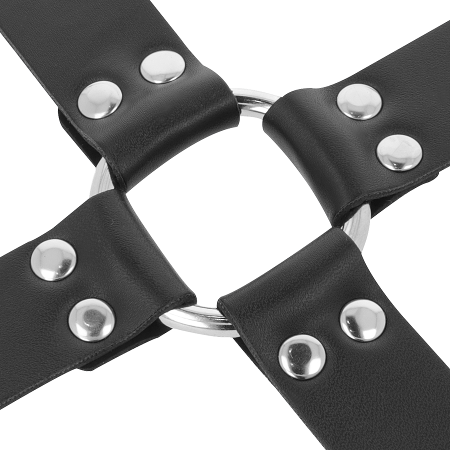 Darkness Leather Handcuffs For Foot And Hands Black | Niks.fi verkkokauppa