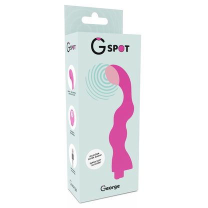 G-Spot George G-Spot Vibrator Gum Pink | Niks.fi verkkokauppa