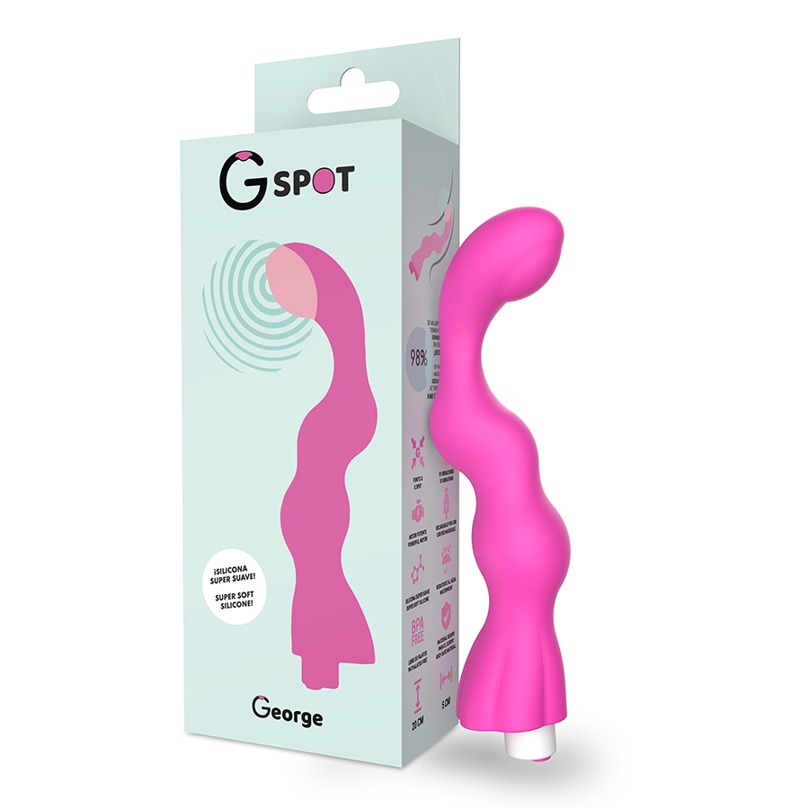 G-Spot George G-Spot Vibrator Gum Pink | Niks.fi verkkokauppa