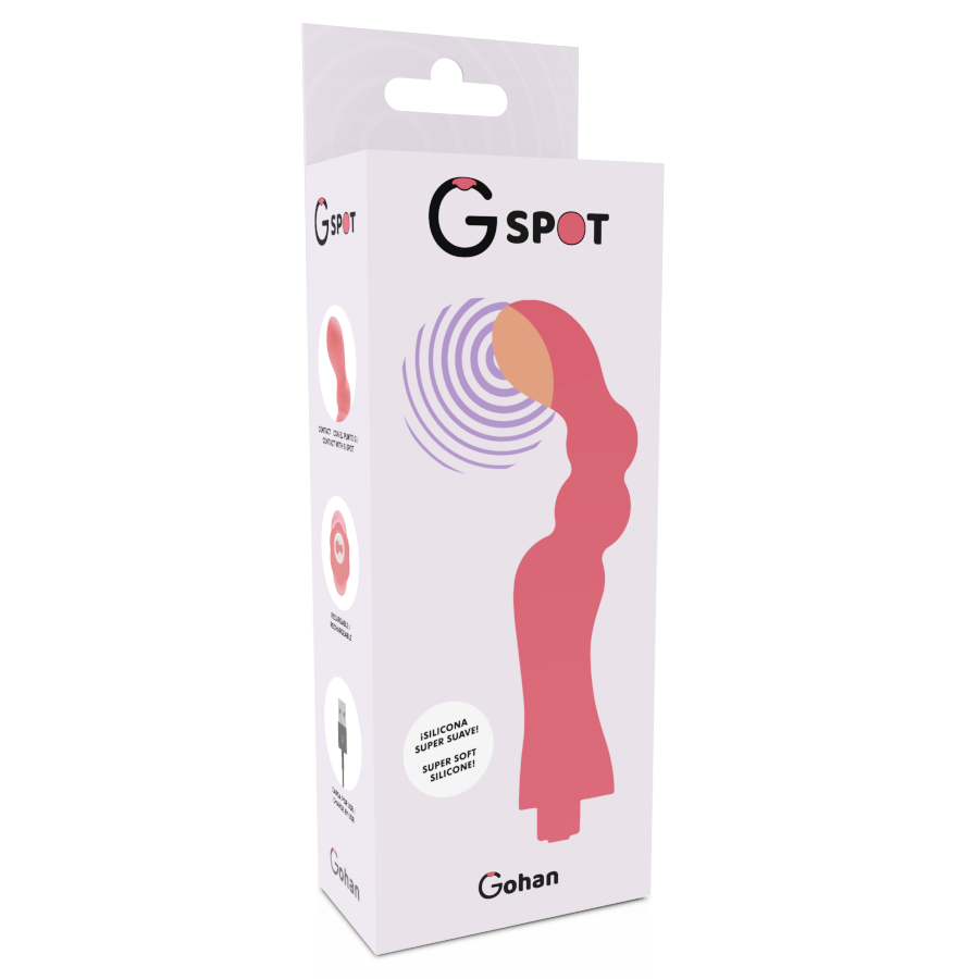 G-Spot Gohah Vibrator Light Red | Niks.fi verkkokauppa