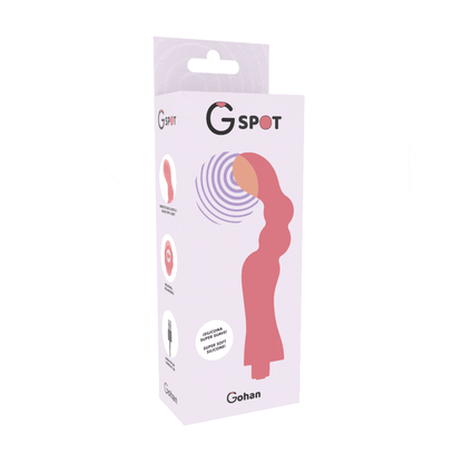 G-Spot Gohah Vibrator Light Red | Niks.fi verkkokauppa