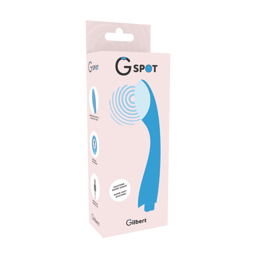 G-Spot Gylbert Turquoise Blue G-Spot Vibrator | Niks.fi verkkokauppa
