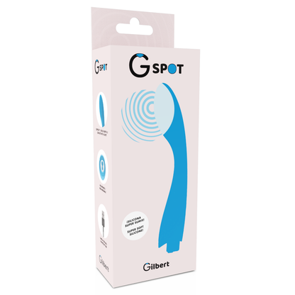 G-Spot Gylbert Turquoise Blue G-Spot Vibrator | Niks.fi verkkokauppa