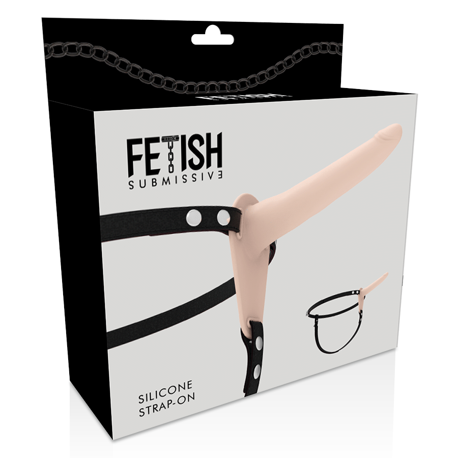 Fetish Submissive Harness Flesh Silicone 15 Cm | Niks.fi verkkokauppa