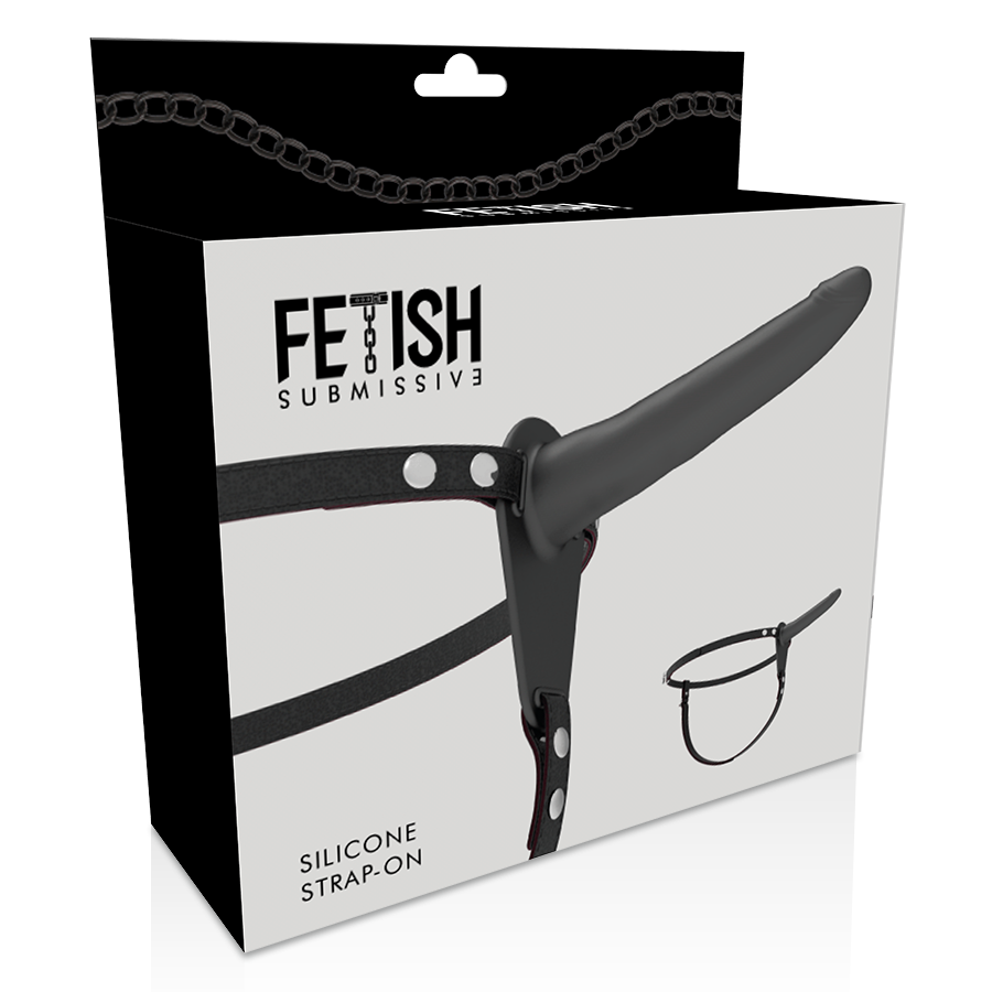 Fetish Submissive Harness Black Silicone 15 Cm | Niks.fi verkkokauppa