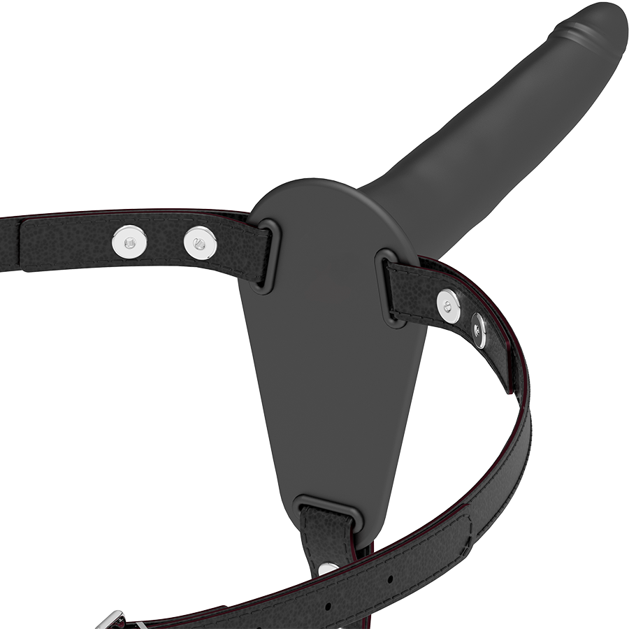 Fetish Submissive Harness Black Silicone 15 Cm | Niks.fi verkkokauppa