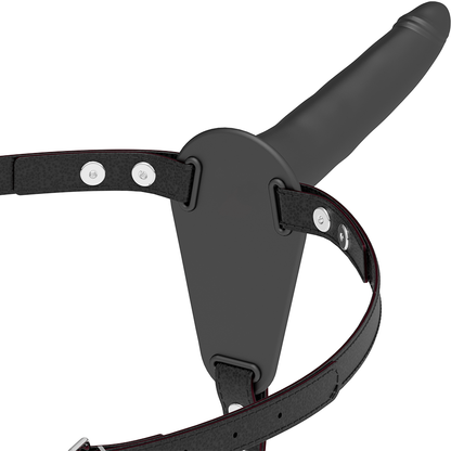 Fetish Submissive Harness Black Silicone 15 Cm | Niks.fi verkkokauppa