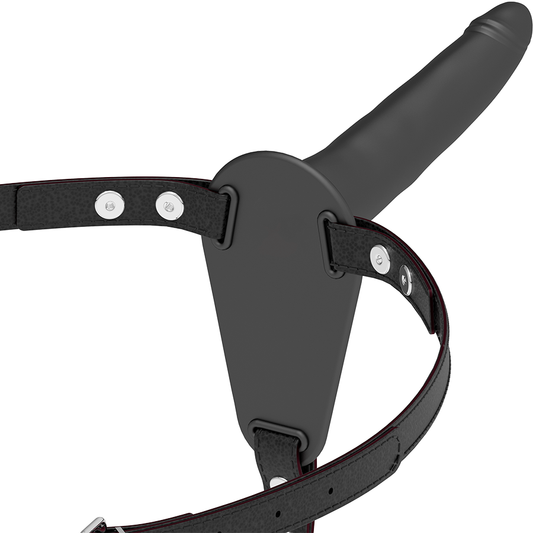 Fetish Submissive Harness Black Silicone 15 Cm | Niks.fi verkkokauppa