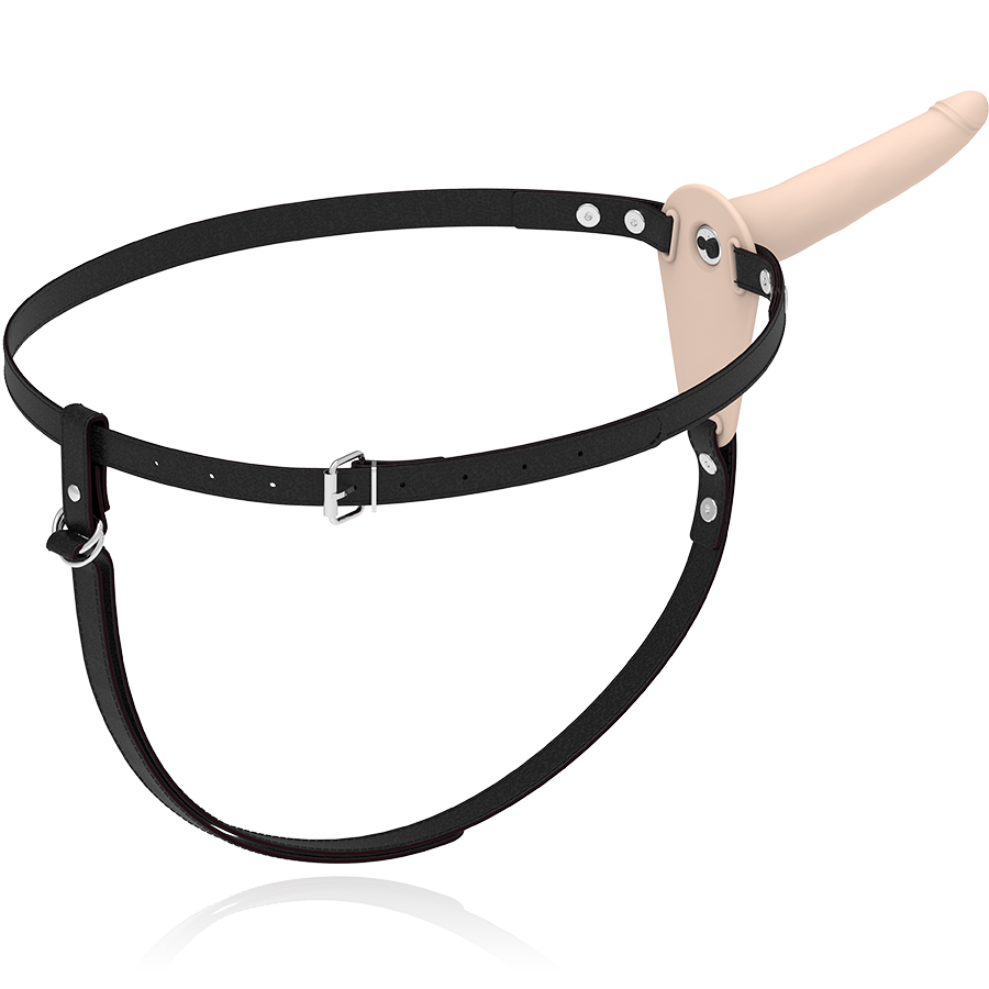 Fetish Submissive Harness Flesh Silicone Vibrator 15 Cm | Niks.fi verkkokauppa