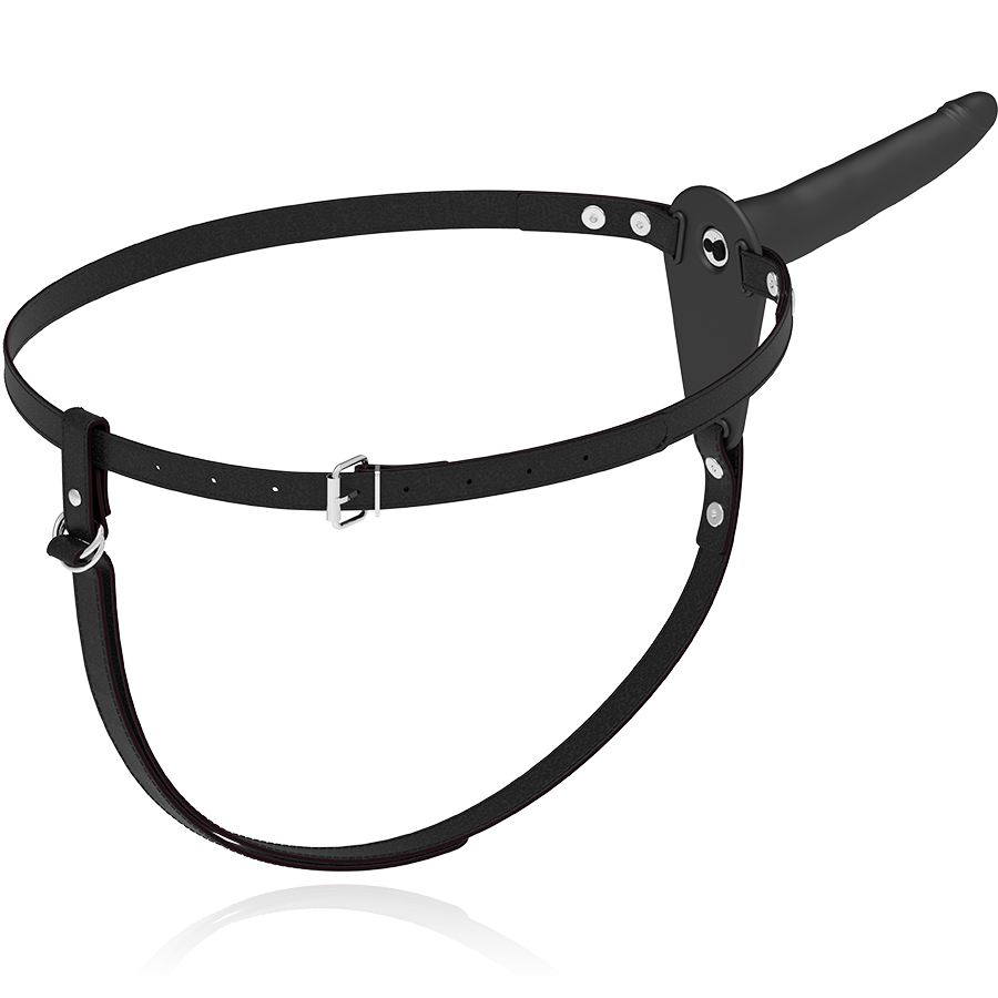Fetish Submissive Harness Black Silicone Vibrator 15 Cm | Niks.fi verkkokauppa