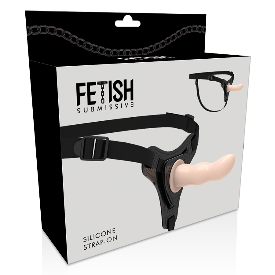 Fetish Submissive Harness Flesh Silicone G-Spot 12.5 Cm | Niks.fi verkkokauppa