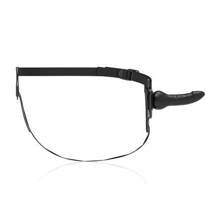 Fetish Submissive Harness Black Silicone Realistic 16 Cm | Niks.fi verkkokauppa