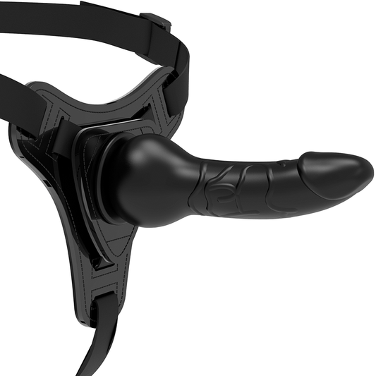 Fetish Submissive Harness Black Silicone Realistic 16 Cm | Niks.fi verkkokauppa