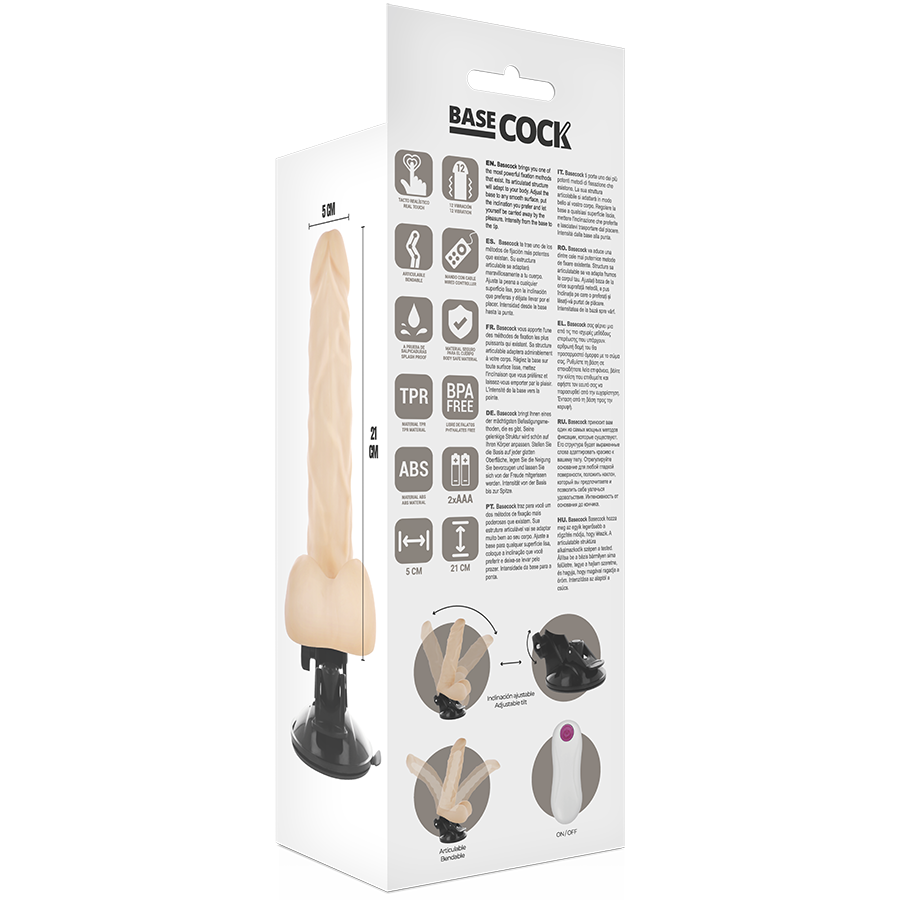 Basecock Realistic Bendable Remote Control Flesh 21 Cm O- 5 Cm | Niks.fi verkkokauppa