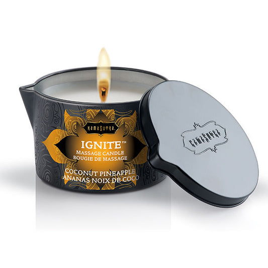 Kamasutra Coconut And Pineapple Massage Candle 170Gr | Niks.fi verkkokauppa