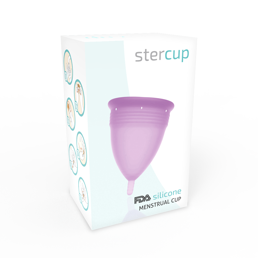 Stercup Fda Silicone Menstrual Cup Size L Lilac | Niks.fi verkkokauppa