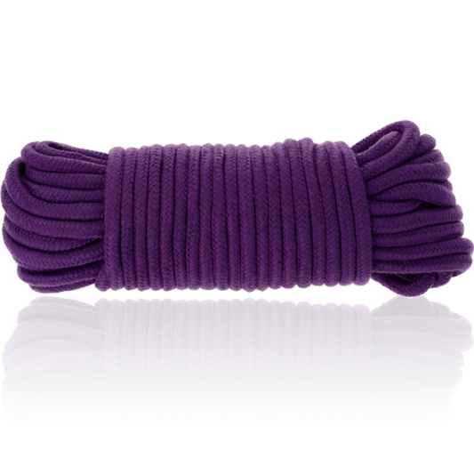 Darkness Cotton Bondage Rope 20 Meters Lilac | Niks.fi verkkokauppa