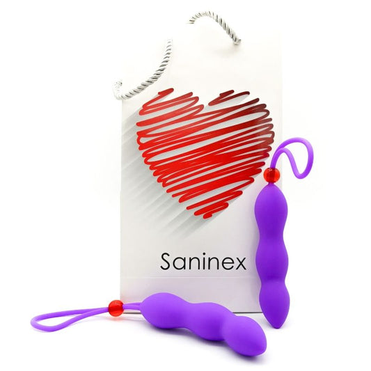 Saninex Climax Anal Plug With Lilac Penis Ring | Niks.fi verkkokauppa
