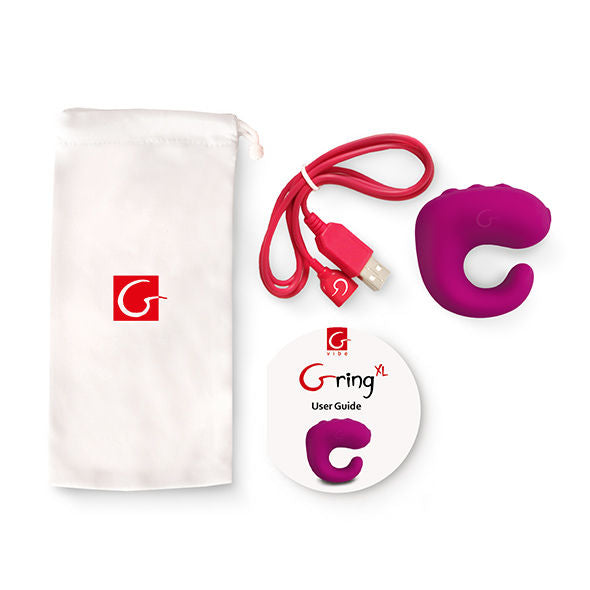 G-Vibe Fun Toys Gring Vibrator Ring Xl Sweet Raspberry | Niks.fi verkkokauppa