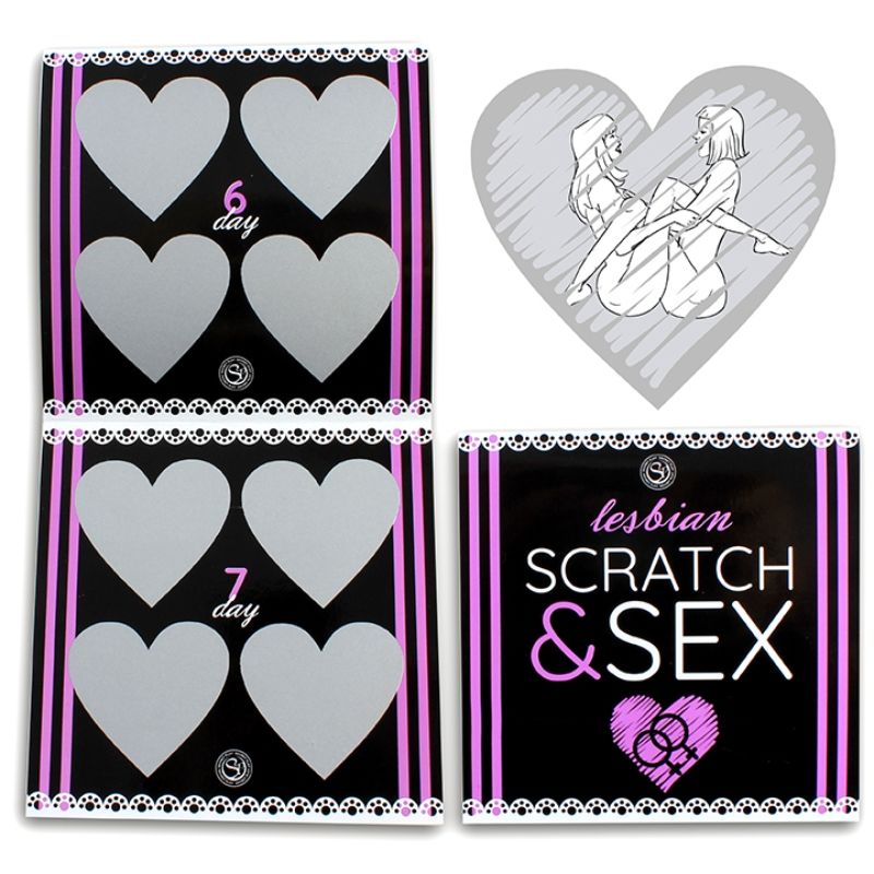 Secretplay Scratch & Sex Game For Couples Lesbian Positions (Es/En/Fr/Pt/De) | Niks.fi verkkokauppa