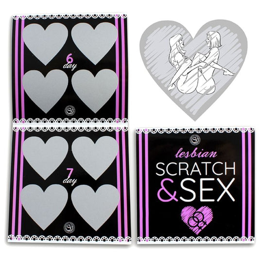Secretplay Scratch & Sex Game For Couples Lesbian Positions (Es/En/Fr/Pt/De) | Niks.fi verkkokauppa