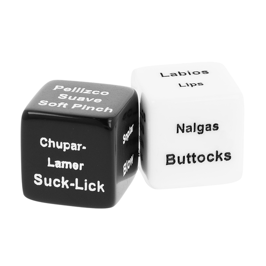 Black&Silver Dice For Couples Es/En | Niks.fi verkkokauppa