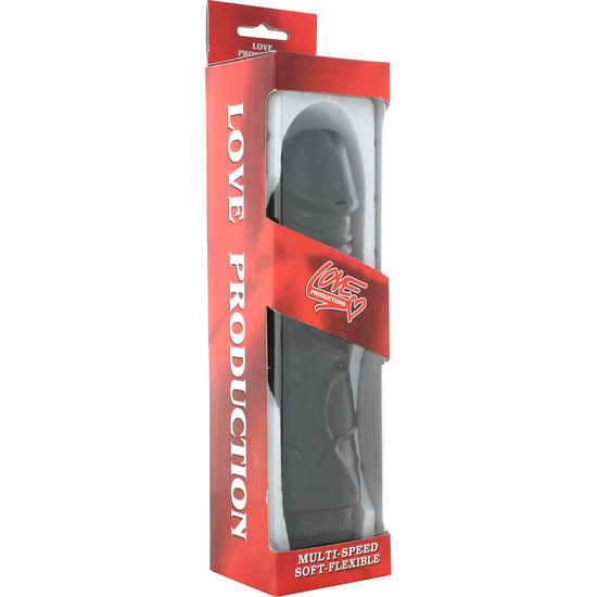 Seven Creations Perfect Pleasures Black Vibrator 22 Cm | Niks.fi verkkokauppa