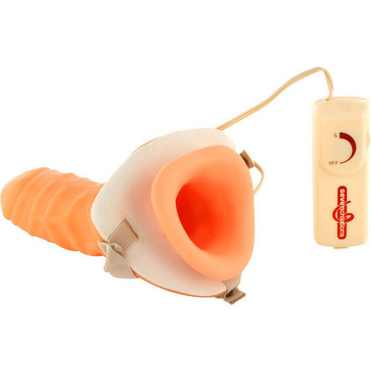 Seven Creations Hollow Adjustable Harness With Vibrator | Niks.fi verkkokauppa