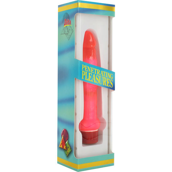 Seven Creations Jelly Thin Pink Anal Vibrator | Niks.fi verkkokauppa