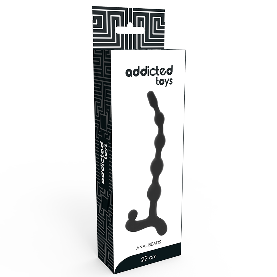 Addicted Toys Anal Balls 22 Cm Black | Niks.fi verkkokauppa